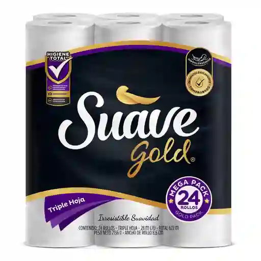 Suave Papel Higiénico Triple Hoja
