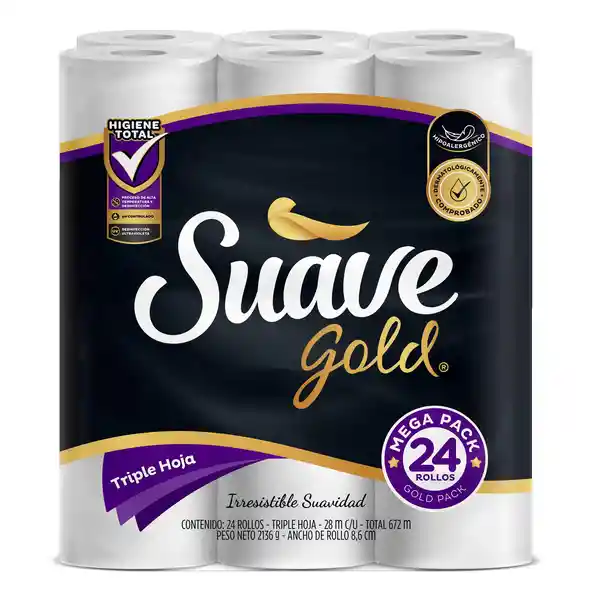 Suave Papel Higiénico Triple Hoja