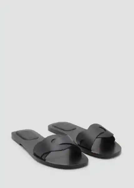 Sandalias Eva Negro Talla 38 Teen Niñas Mango