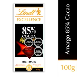 Lindt Chocolate Excellence 85% Cocoa Rich Dark