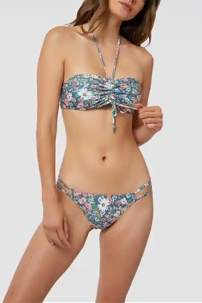 ONeill Top Bikini Eliza Ditsy Rosarito Azul Talla M