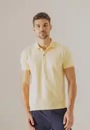 Camiseta Polo Para Hombre Amarillo Talla S Arkitect