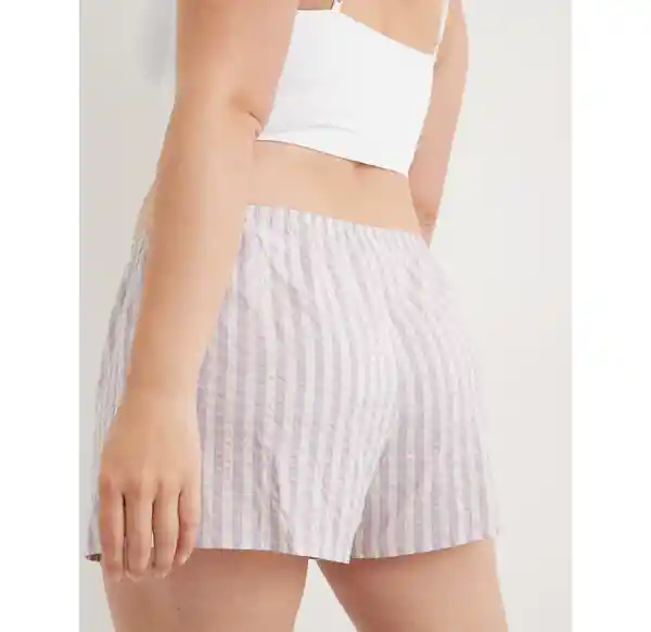 Short de Pijama Aerie Morado Talla X-SMALL American Eagle