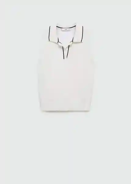 Top Verto Crudo Talla M Mujer Mango