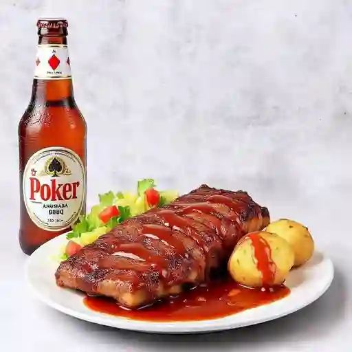 Combo Costilla Ahumada Bbq