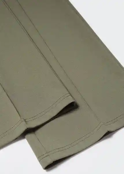 Pantalón Avaya Khaki Talla XS Mujer Mango