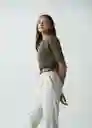 Saco Tejido Mujer Verde Galeras Ultraoscuro S 582G085 Naf Naf