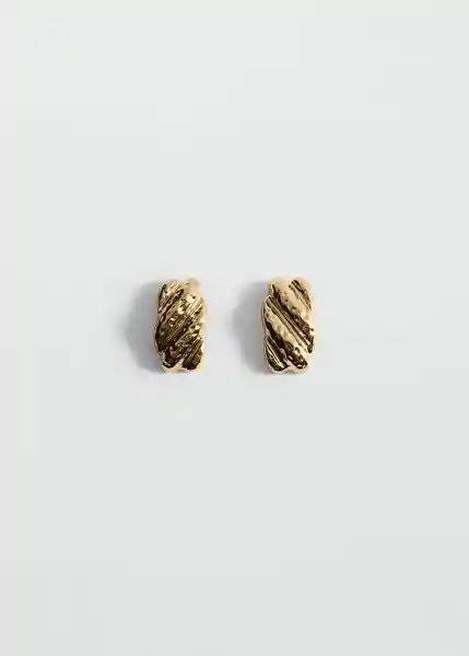 Pendientes Mavi Oro Talla 99 Mujer Mango