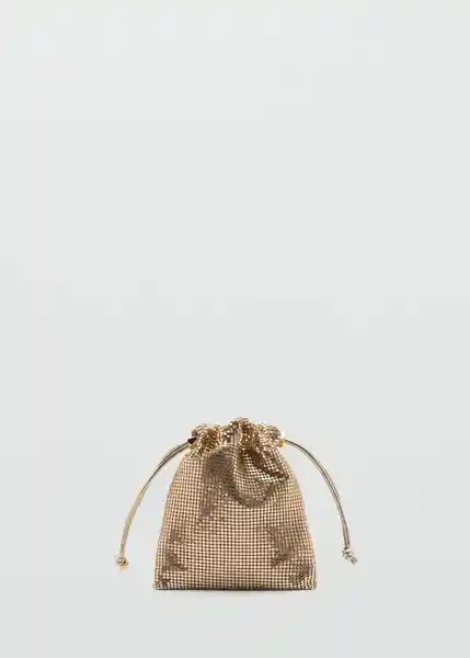 Bolso P Fran Oro Talla 99 Mujer Mango