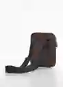 Bolso P Allday Chocolate Talla 99 Hombre Mango