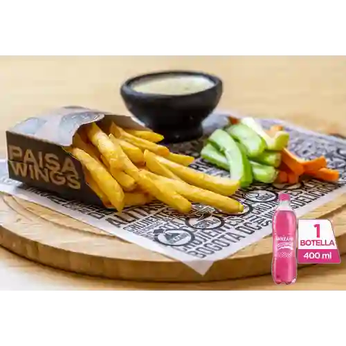 Combo Papas Francesas + Postobón Manzana 400 ml