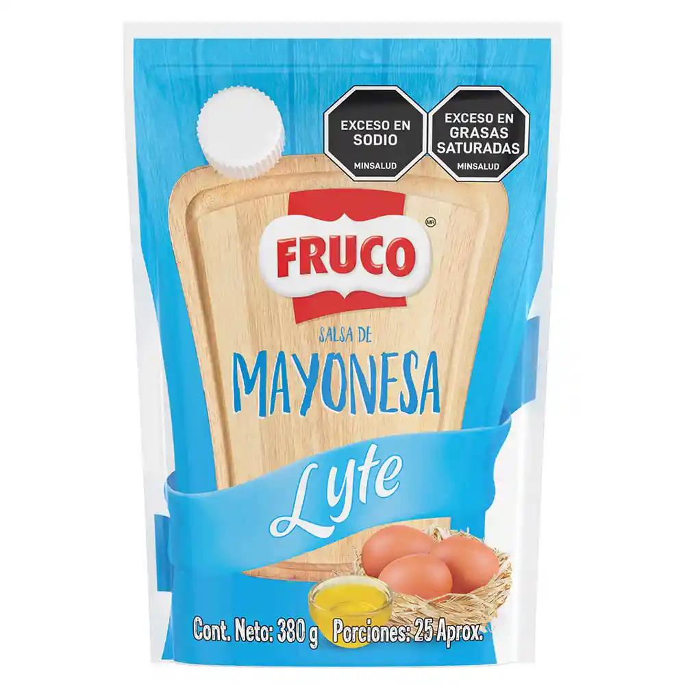 Salsa de Mayonesa Fruco Lyte doypack 380G 