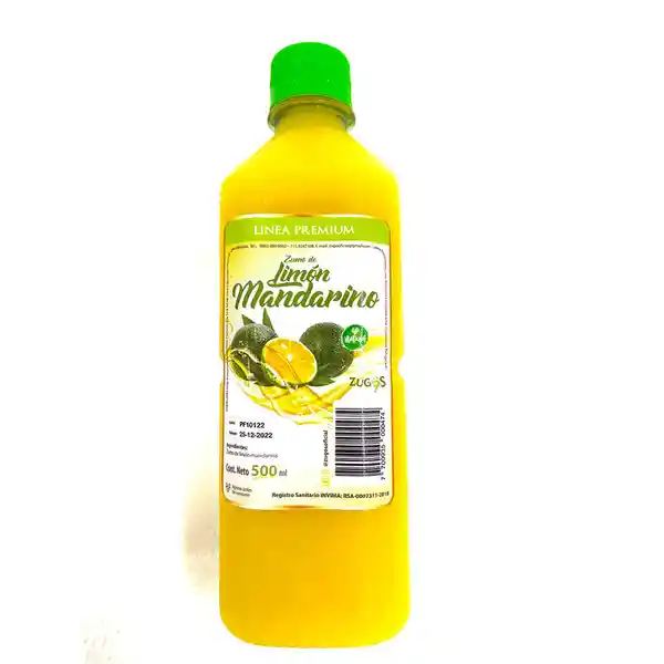 Zumo de Limón Mandarino Natural Zugos