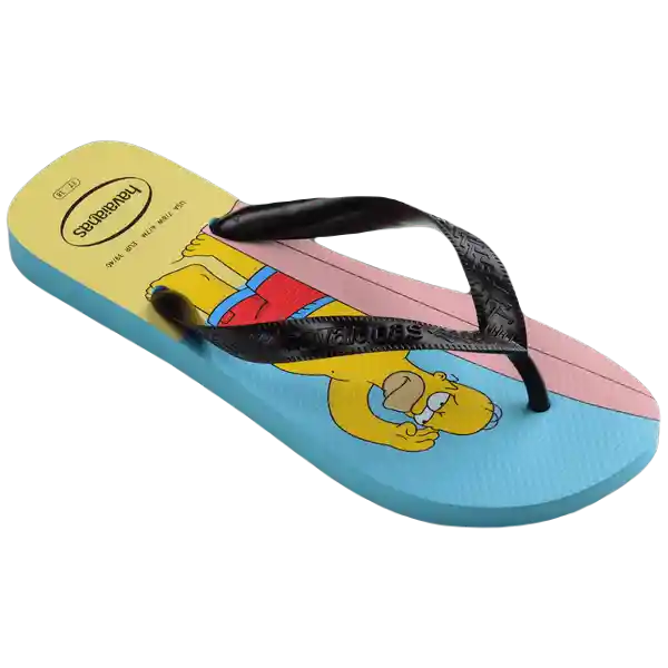 Sandalias Simpsons Azul/Negro Talla 42 4137889 Havaianas