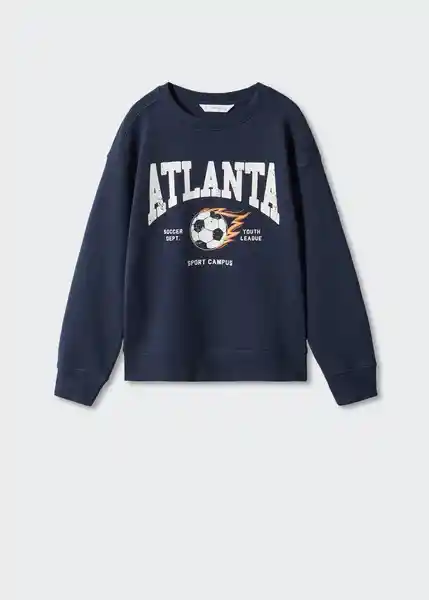 Sudadera Albert5 Navy Talla 06 Niños Mango