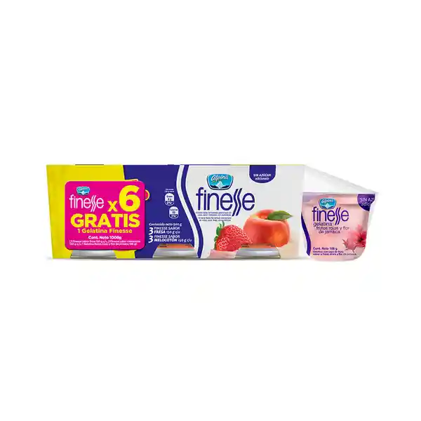 Yogurt Finesse Surtido Gratis Gelatina