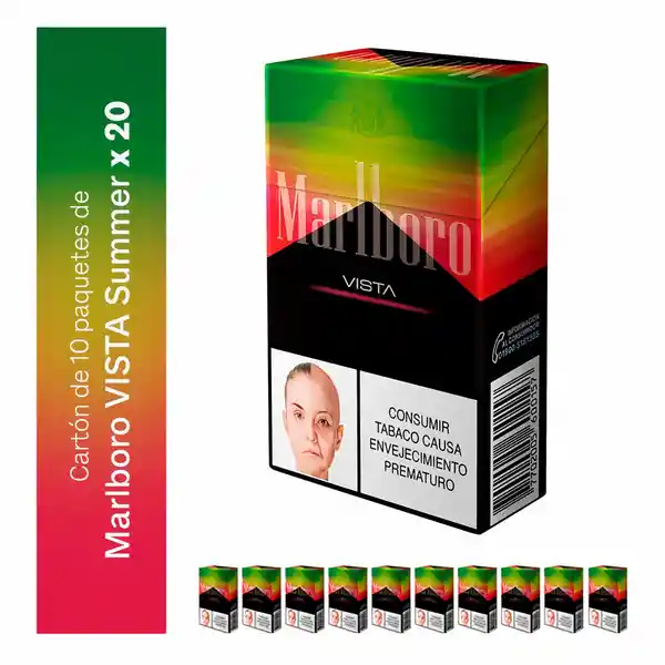 Marlboro Cigarrillo Carton Summer Vst