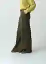 Pantalón Rubí Verde Galeras Ultraoscuro Talla 6 532G377 Naf Naf
