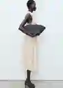 Vestido Show2 Crudo Talla M Mujer Mango