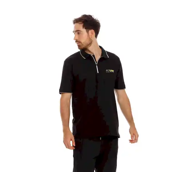 Marithé Francois Girbaud Camiseta Polo Manga Corta Negro T. S