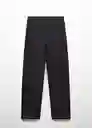 Pantalón Toledo Negro Talla M Mujer Mango