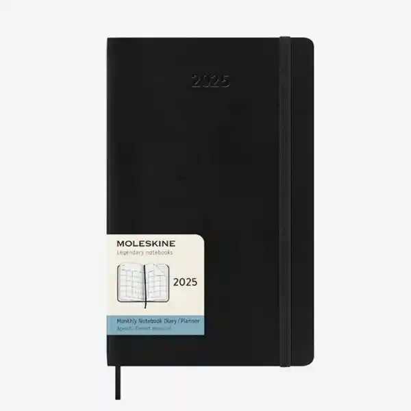 Moleskine Agenda 2025 Grande Men Negro sc