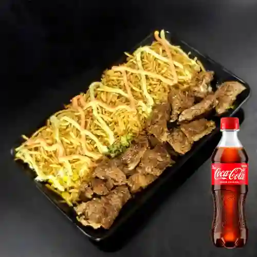 Combo Desgranado de Carne + Coca Cola Original 400 ml