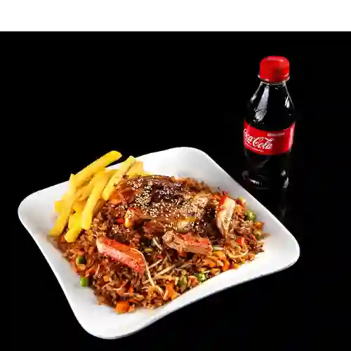 Combo Oriental Personal Pargo Rojo