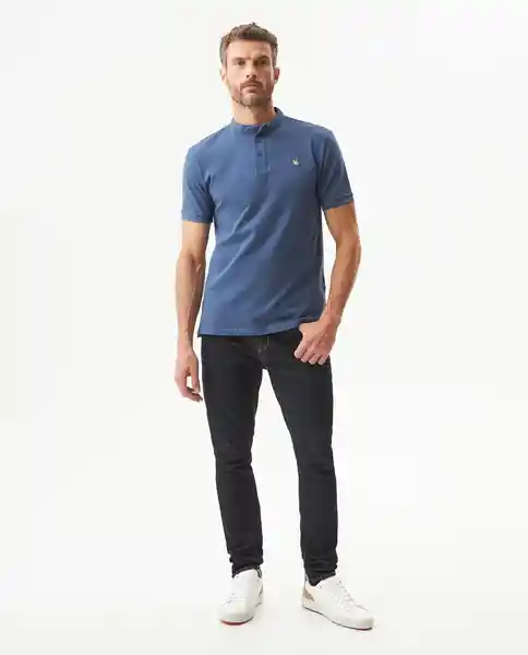 Camiseta Basic Neck Neru Polo Azul Provincial T M Chevignon