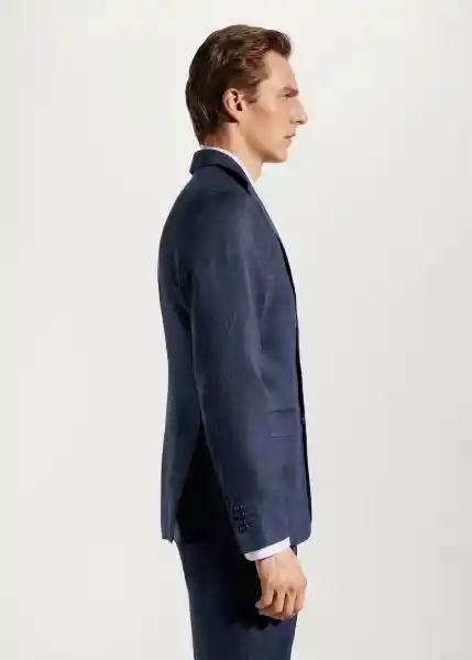 Blazer Americana Florida Navy Talla 48 Hombre Mango