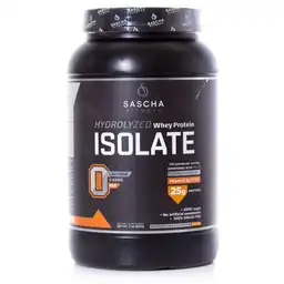 Sascha Fitness Proteína Mantequilla de Maní Aislada Hidrolizada