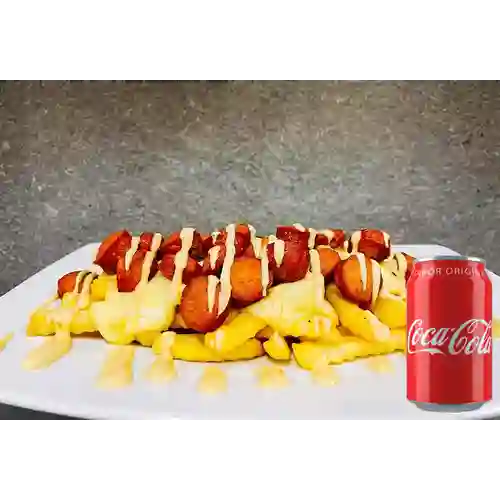 Combo Salchipapas + Coca-Cola Sabor Original 330 ml