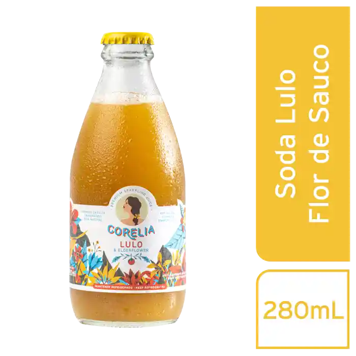 Corelia Soda Lulo y Flor de Sauco
