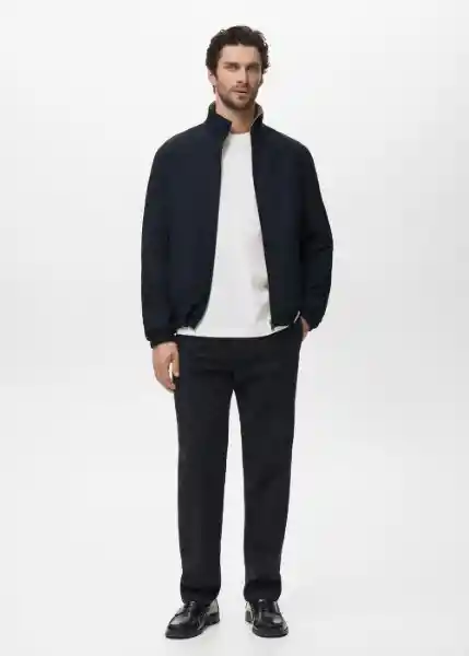 Chaqueta Nada Navy Talla M Hombre Mango