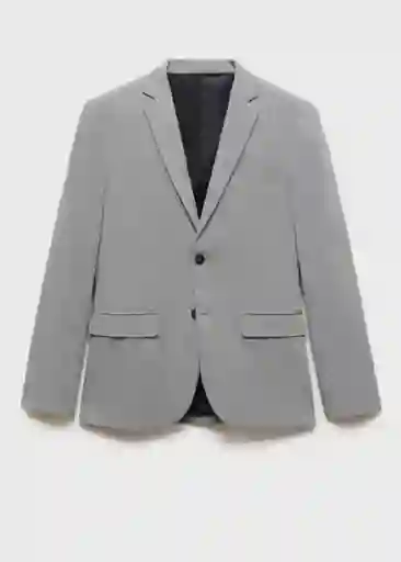 Blazer Americana Paris Gris Talla 46 Hombre Mango