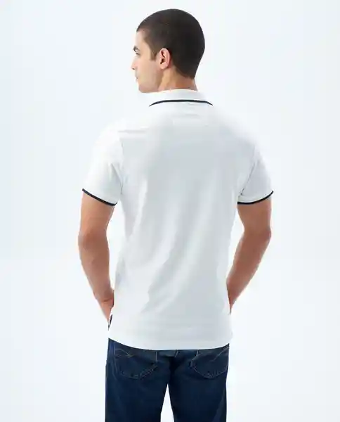 Camiseta Hombre Blanco Talla M 800G001_BLA114001 Americanino