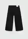 Jean Culotte7 Tejano Negro Talla 08 Niñas Mango