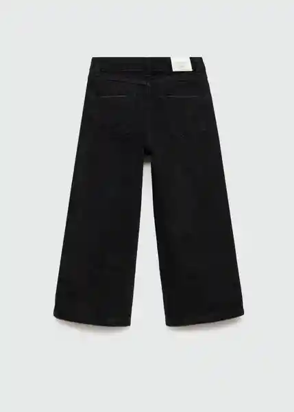 Jean Culotte7 Tejano Negro Talla 08 Niñas Mango