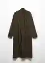 Abrigo Ringo Khaki Talla XS Mujer Mango