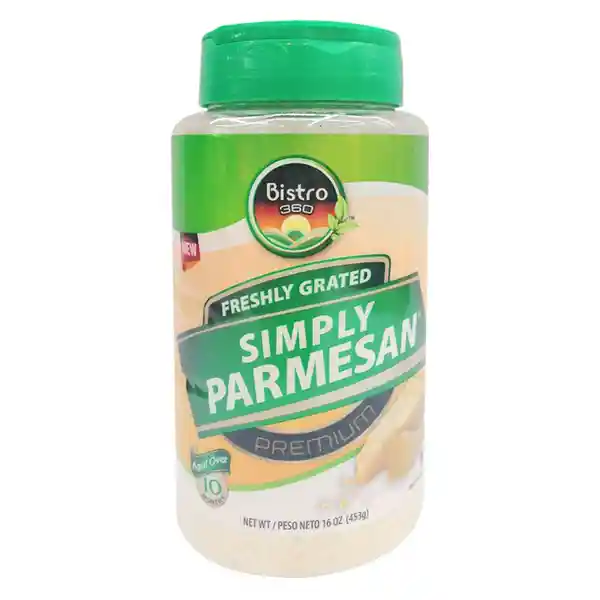 Queso Parmesano Bistro 360 Premium Rayado