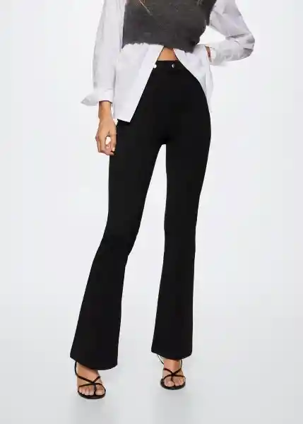 Pantalón Pilma Negro Talla 26 Mujer Mango