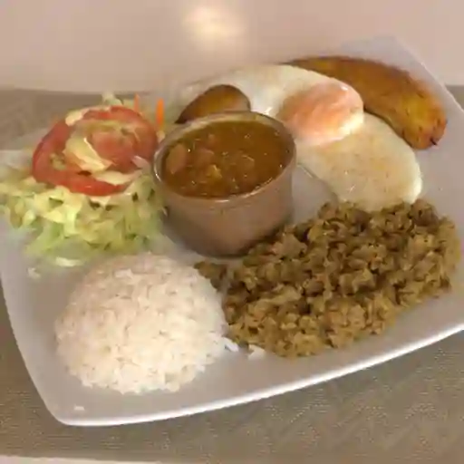 Bandeja carne molida
