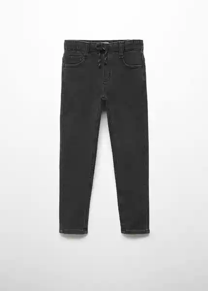 Jean Comfy Tejano Negro Talla 09 Niños Mango