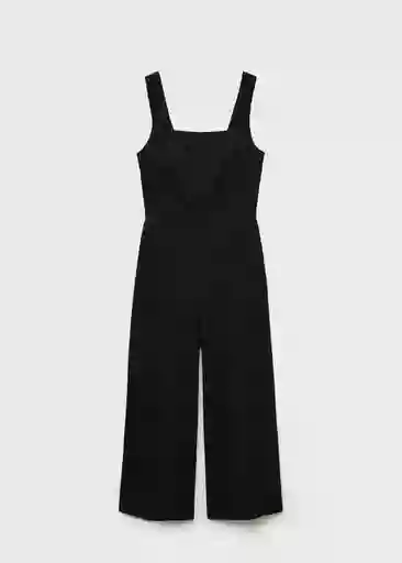 Enterizo Mono Mogam-W Negro Talla M Mujer Mango