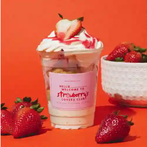 Fresas con Crema Mediana