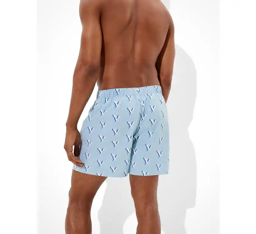 Bóxer Azul Talla Small Hombre American Eagle