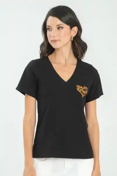 Camiseta Inspire Color Negro Talla L Ragged
