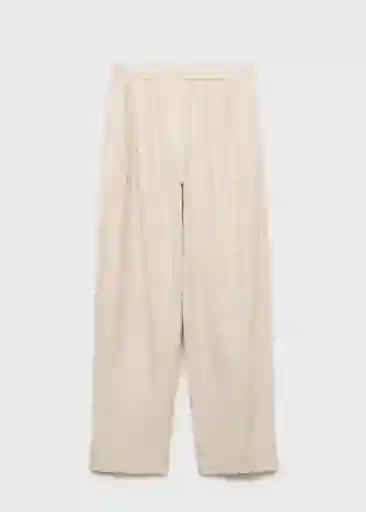 Pantalón Willy Crudo Talla M Mujer Mango