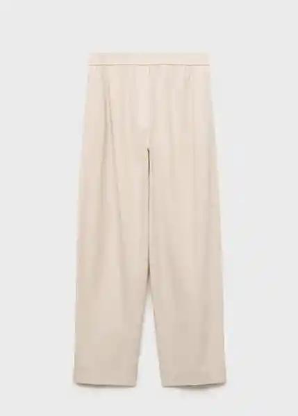 Pantalón Willy Crudo Talla M Mujer Mango
