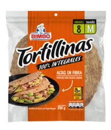 Bimbo Tortillinas 100% Integrales